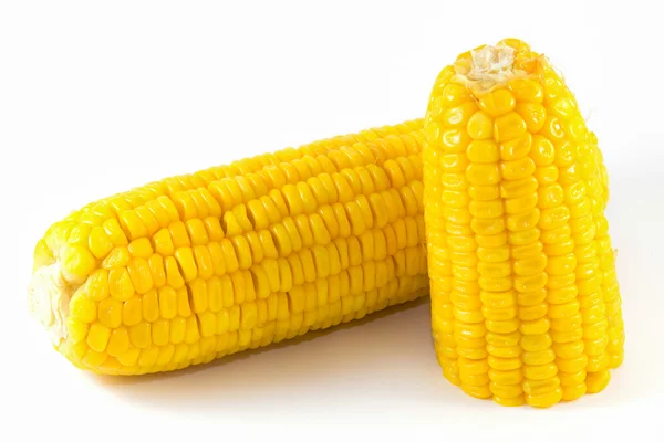 Kukuřice cukrová varu připraven na eat — Stock fotografie