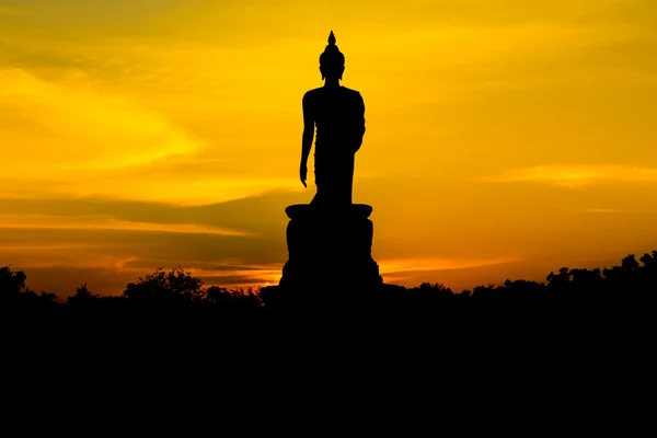 Buddha apus Thailanda — Fotografie, imagine de stoc