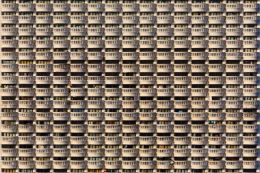 Balkon bir binanın arka plan