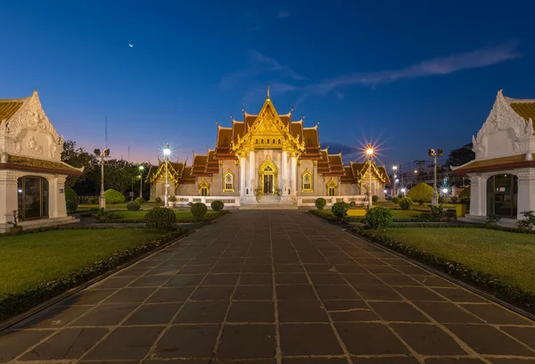 Marmurowa Świątynia Tajlandia — Zdjęcie stockowe