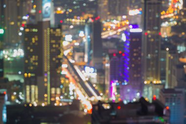 Güzel cityscape bakış bulanık soyut