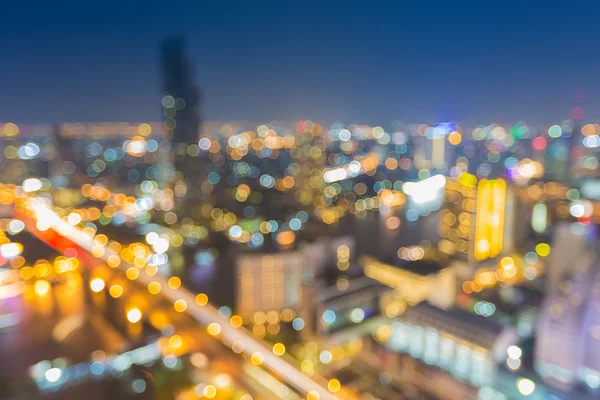 Abstrakte Unschärfe Bokeh Hintergrund mit Bangkok Flussblick — Stockfoto