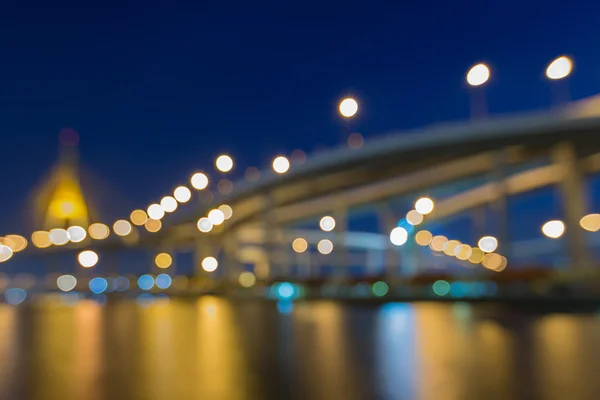 Oskärpa av Bangkok Bridge — Stockfoto