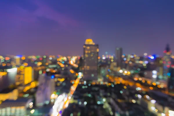 Out of focus blur image of Bangkok city — Stock Photo, Image