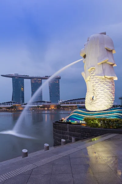 SINGAPORE, MAY 23:Singapore landmark during early morining  , on May 23, 2015 in Singapore — Stock Photo, Image