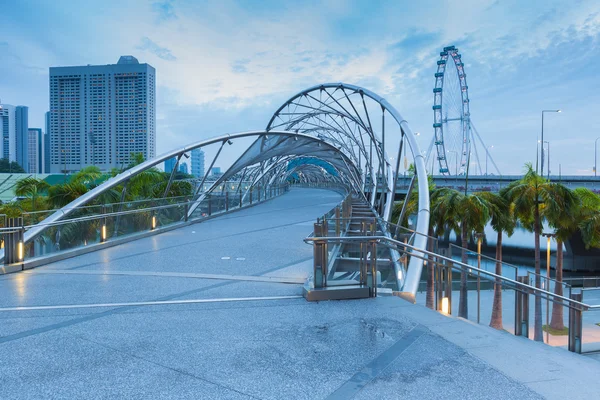 Puente Helix, Singapur — Foto de Stock