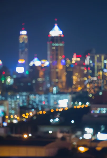 Blur lights cityscape night view — Stock Photo, Image