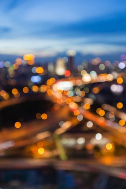 Şehir korku ışıklar gece arka plan