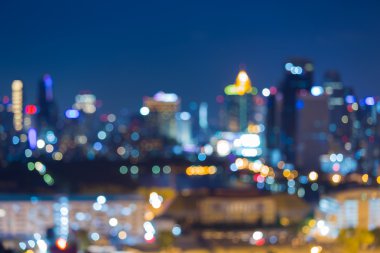şehir ışıkları bokeh arka plan bulanıklık