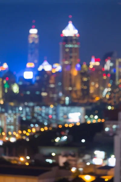 Cidade estrada noite luzes fundo desfocado fundo — Fotografia de Stock