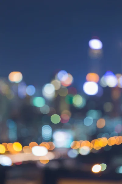 Анотація міського вуличного світла боке дефокусований фон — стокове фото