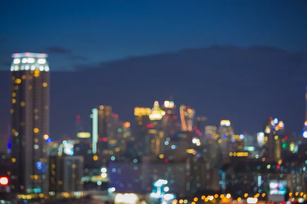 Blurred background Night city lights blur — 스톡 사진