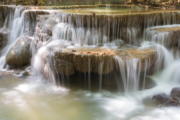 Blue stream waterfall in deep forest of Thailand — Stok fotoğraf