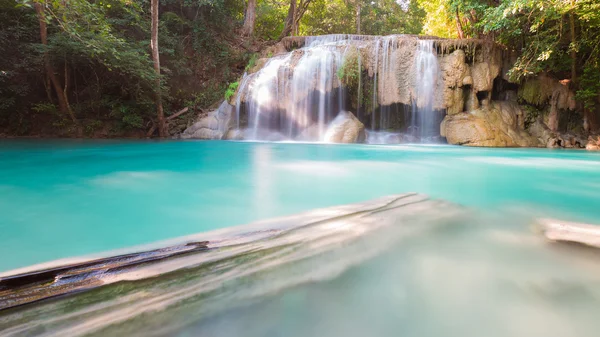 Blue stream waterfalls in deep jungle i — Stock Photo, Image