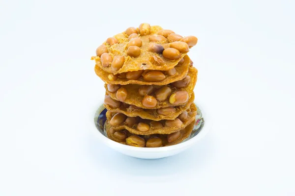 Sweet Homemade Peanut Cookies — Stock Photo, Image