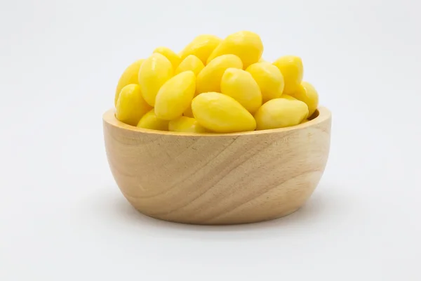 Ginkgo fındık Ginkgo biloba ahşap kase