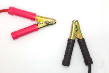 Beyaz araba şarj kelepçe