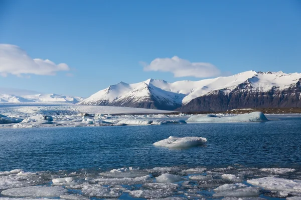 Glaciärlagunen sjön Island landskap — Stockfoto