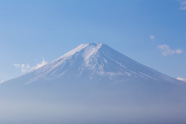 fuji Dağı tepesinde