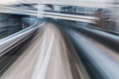 Hareket Bulanıklığı tren tünele taşıma