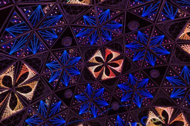 LED patten dekorasyon arka plan