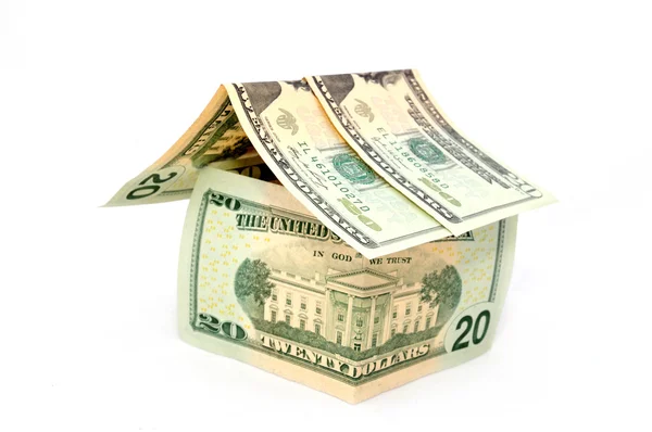 The house made of Dollars — Stock Photo, Image