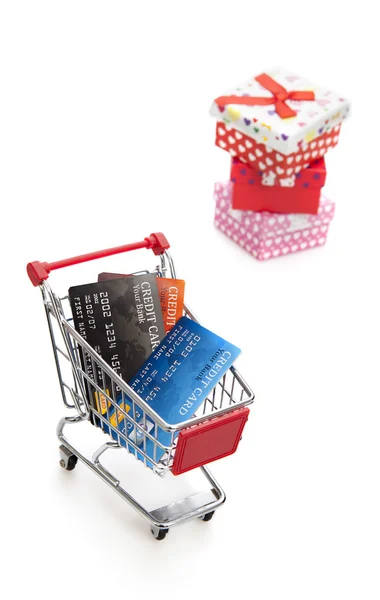 Shopping for Valentine's Day — Stock Photo, Image