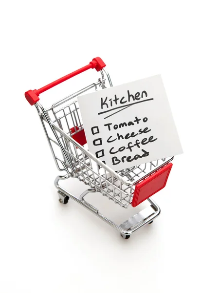 alışveriş sepeti ve listesi