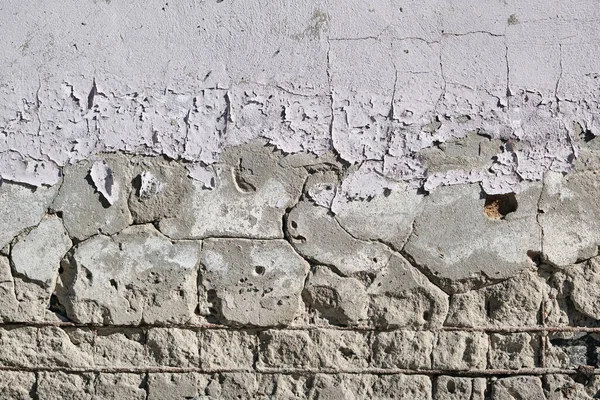 Eski tuğla duvarın çatlak dokusu