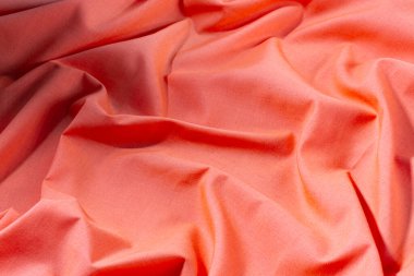 Pembe altın ipeği, kumaş dokusu arka plan, yatay, insan yok, duvar kağıdı, kopyalama alanı