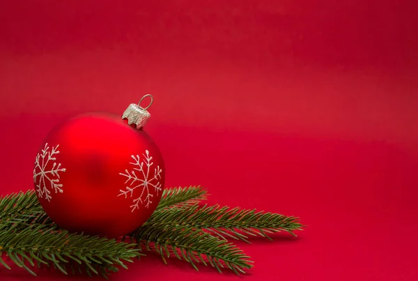 Saludo Tarjeta Navidad Con Espacio Para Texto Juguete Árbol Navidad — Foto de Stock