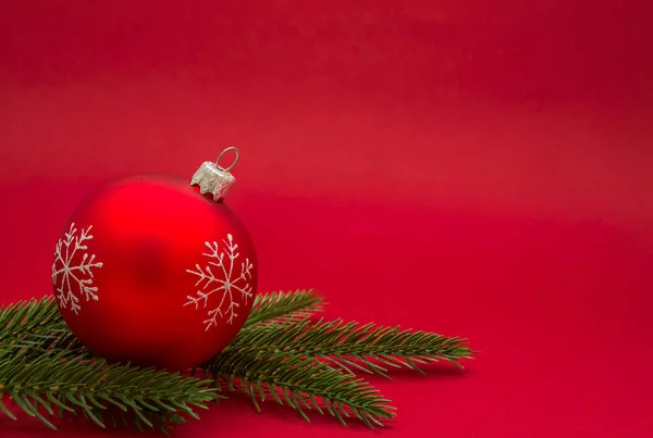 Tarjeta de felicitación de Navidad con espacio para texto — Foto de Stock