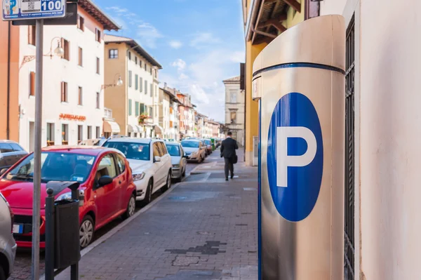 Biglietto Parcheggio automatico — Foto Stock