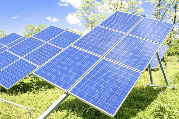 Green energy.Solar panel. — Stock Photo, Image