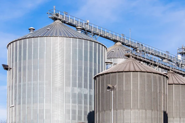 Storage facility cereals, and bio gas production Stock Picture