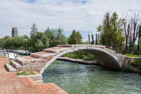 Şeytan'ın Köprüsü'nde Torcello, Venedik — Stok fotoğraf