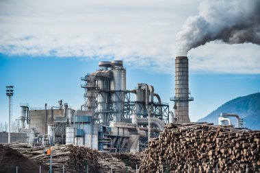 Bir mobilya fabrikasının endüstriyel tesis 