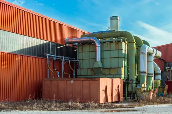 System of filtration of a factory — Stock Photo © scalatore959 #70472195