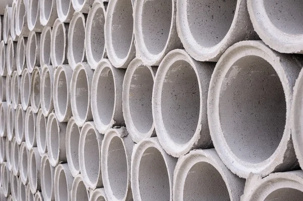 Pipe of cement for building trade — Stock Photo, Image