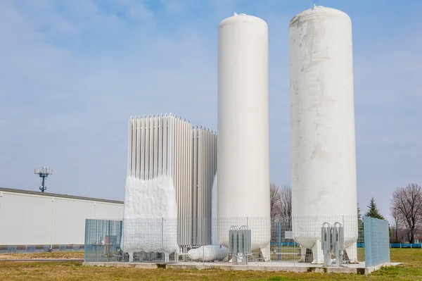 Usine d'oxygène liquide — Photo