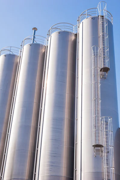 Chemical plant, containers — Stock Photo, Image