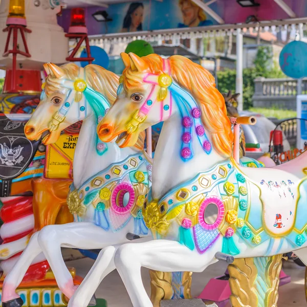 Carousel horses — Stock Photo, Image
