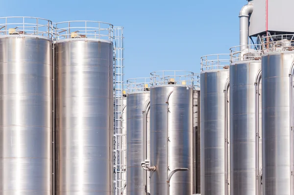 Chemical plant, containers — Stock Photo, Image