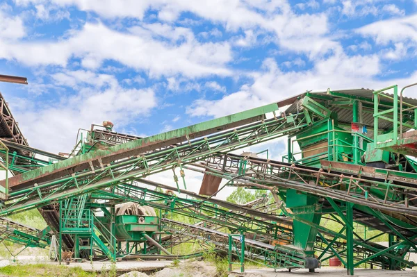 Plant for gravel extraction — Stock Photo, Image