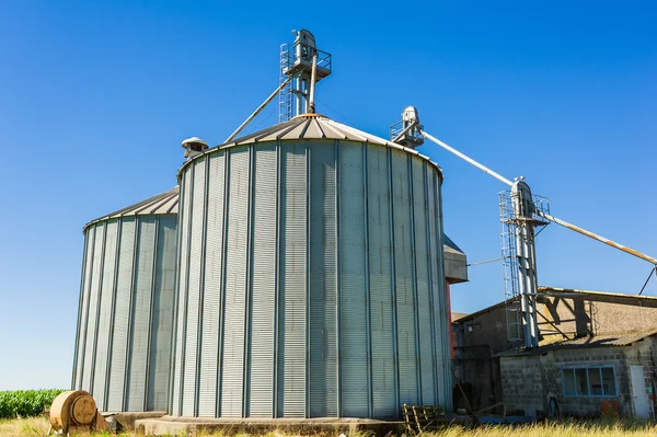 Storage facility cereals. — Stock Photo, Image