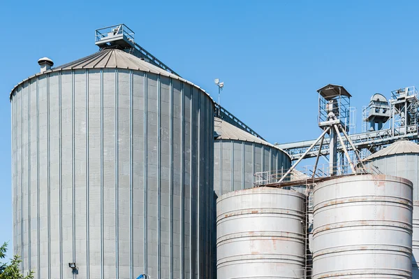 Cereal silos — Stock Photo, Image