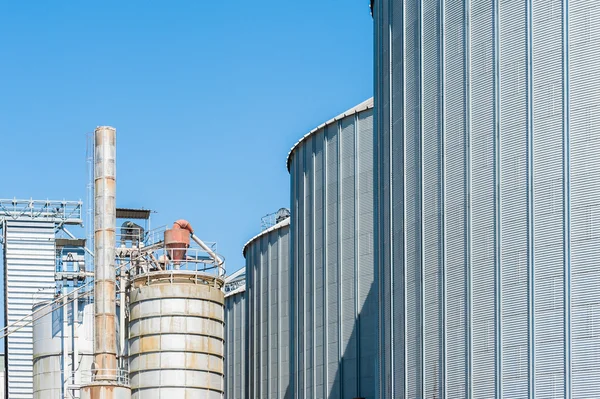 Silos de cereais — Fotografia de Stock