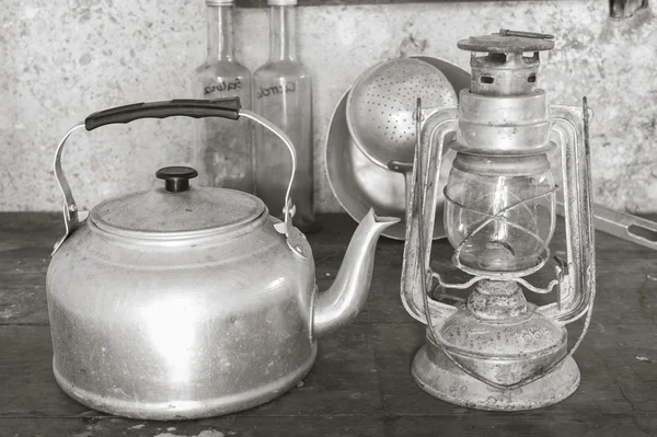 Old objects of a rural kitchen — Stock Photo, Image