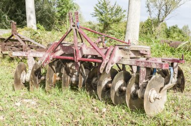 Tarım için aracı: disk harrow