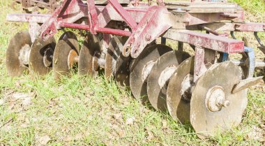 Tarım için aracı: disk harrow